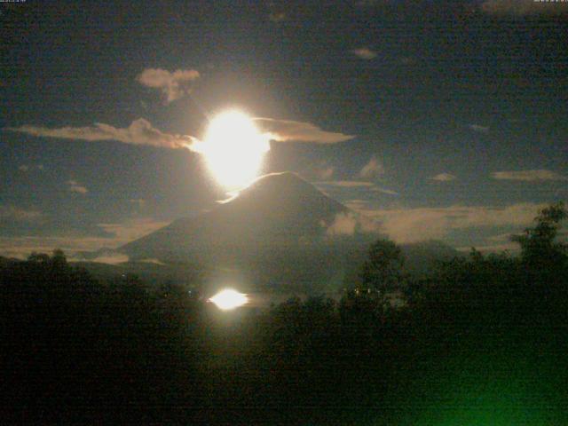 山中湖からの富士山