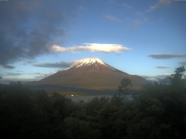 山中湖からの富士山