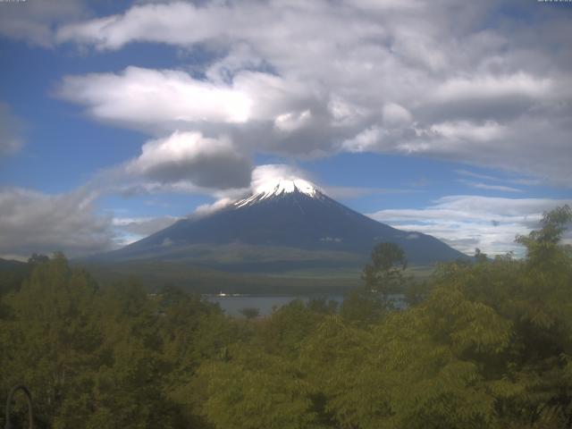 山中湖からの富士山