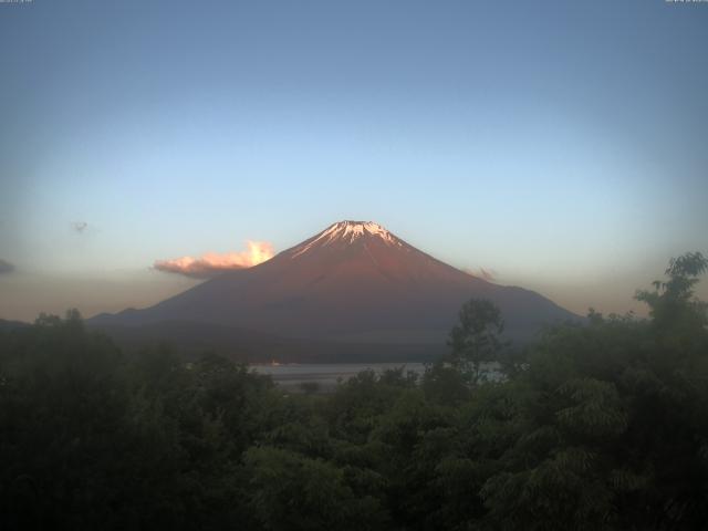 山中湖からの富士山