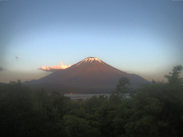 山中湖からの富士山