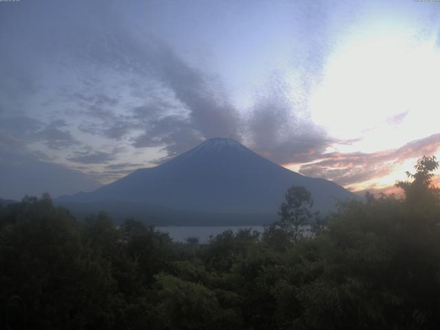 山中湖からの富士山