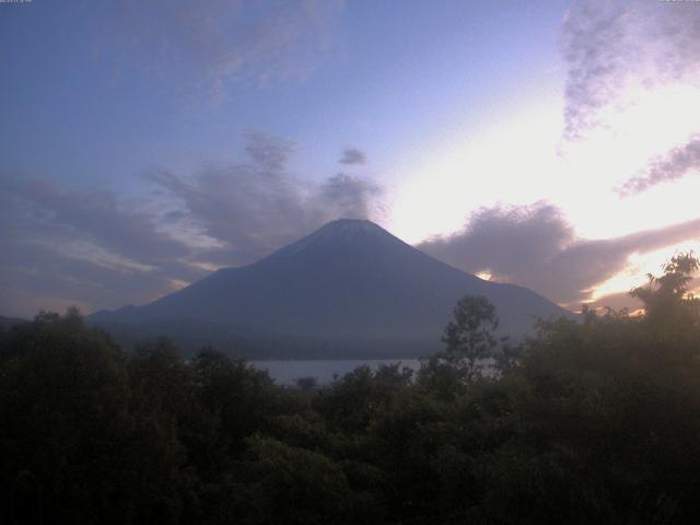 山中湖からの富士山