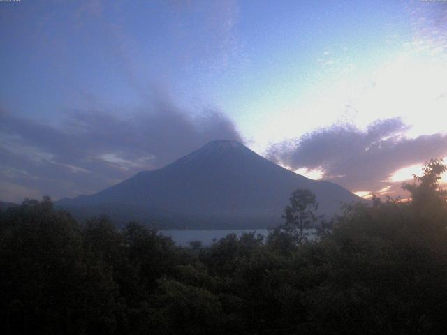 山中湖からの富士山