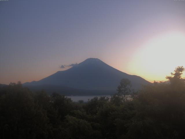 山中湖からの富士山