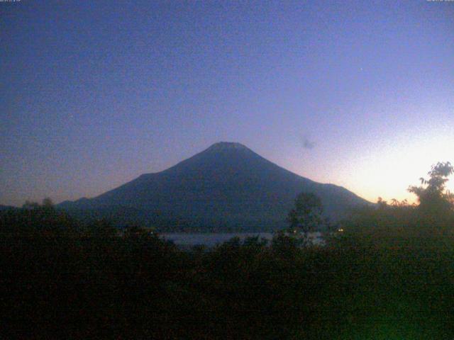 山中湖からの富士山