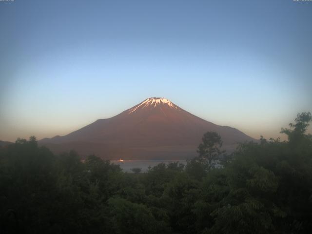 山中湖からの富士山