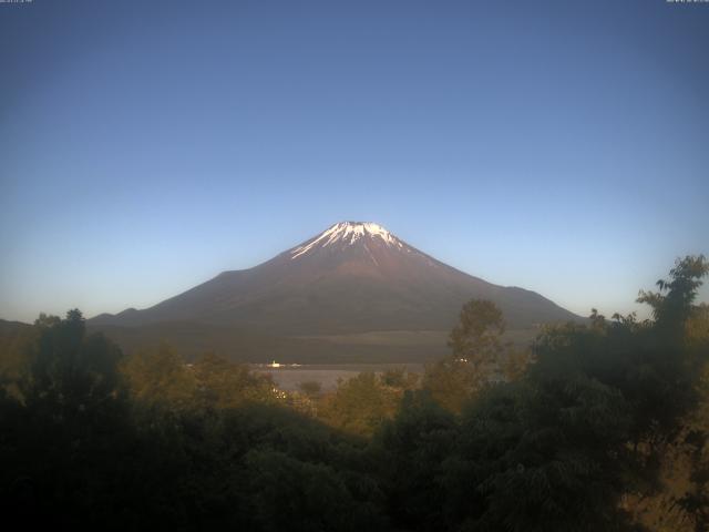 山中湖からの富士山