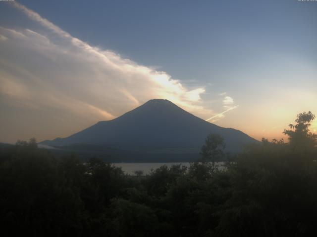 山中湖からの富士山