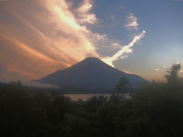 山中湖からの富士山