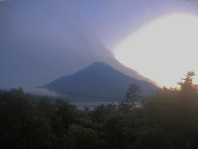 山中湖からの富士山