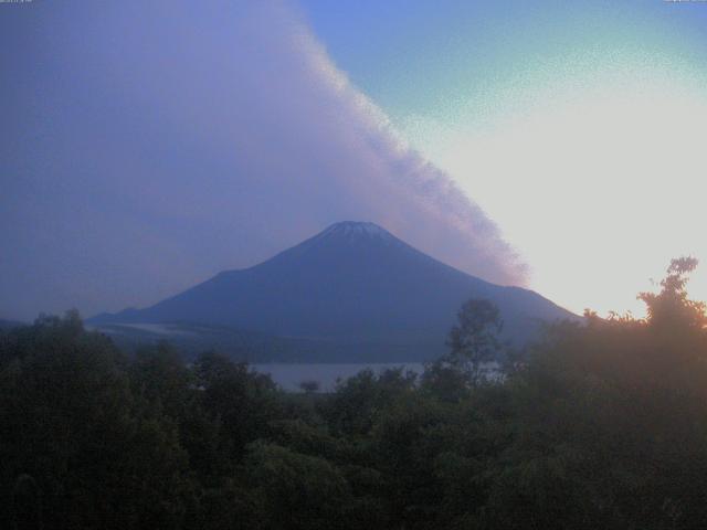 山中湖からの富士山