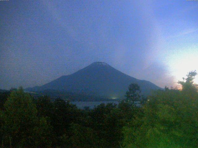 山中湖からの富士山