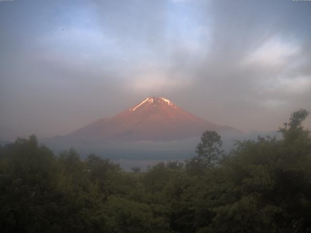 山中湖からの富士山