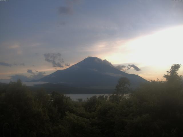 山中湖からの富士山