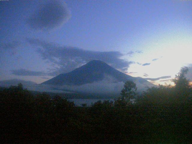 山中湖からの富士山