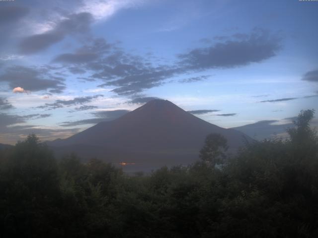 山中湖からの富士山