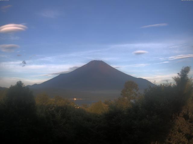 山中湖からの富士山