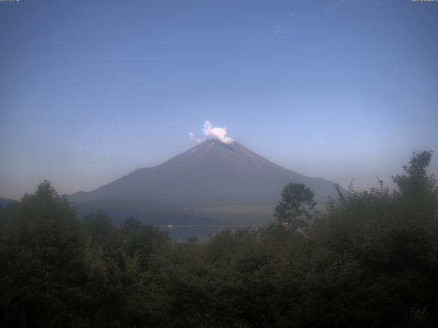 山中湖からの富士山