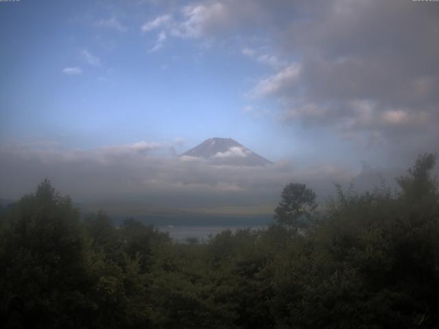 山中湖からの富士山