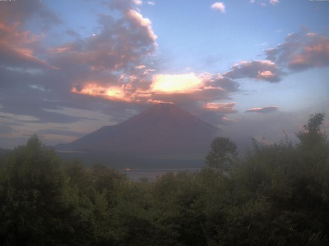 山中湖からの富士山