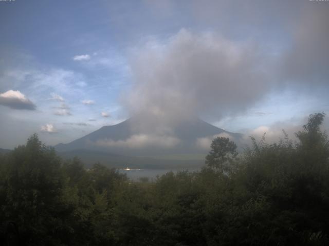 山中湖からの富士山