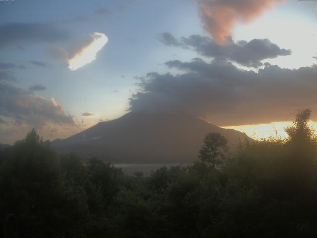 山中湖からの富士山