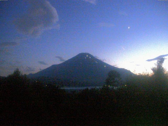山中湖からの富士山