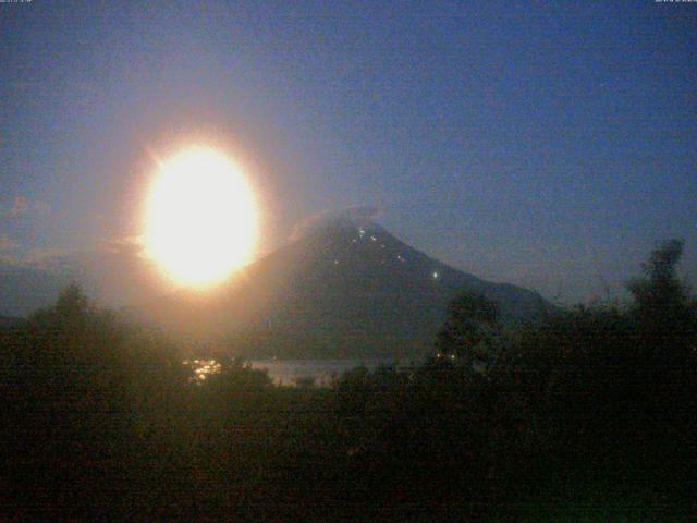 山中湖からの富士山