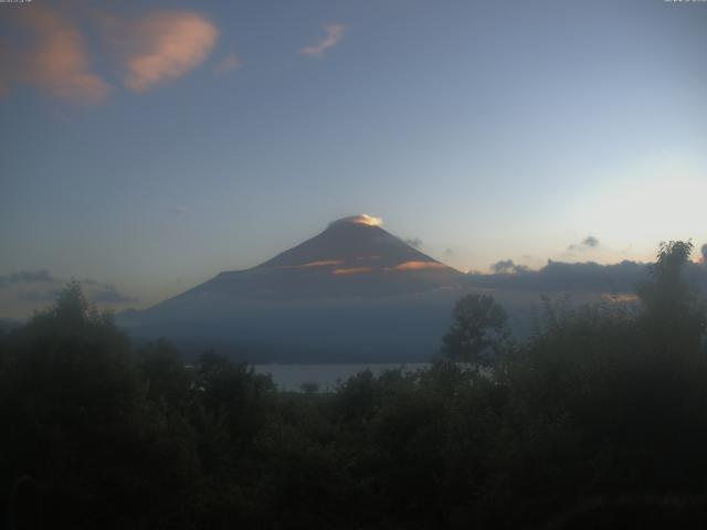 山中湖からの富士山