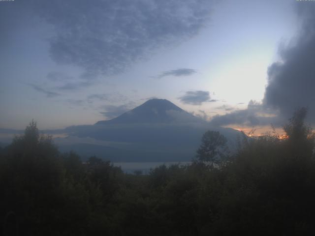 山中湖からの富士山