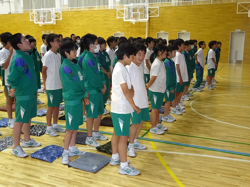 6月7日（火）南アルプス市立白根御勅使中学校（南アルプス市）