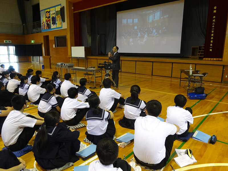 5月18日（水）甲府市立城南中学校（甲府市）