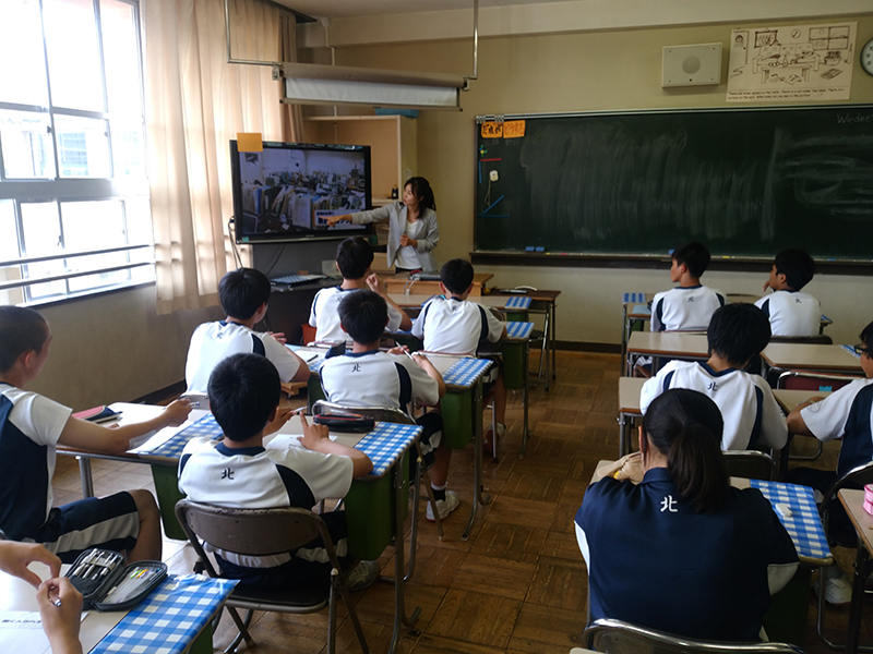 6月1日（水）甲府市立北中学校（甲府市）