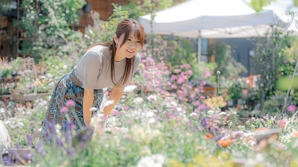 ガーデンショップ、寄せ植え